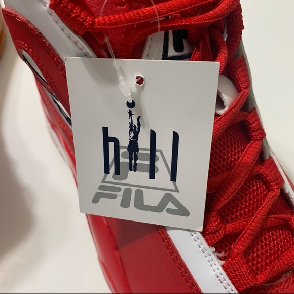 Fila Grant Hill 2 Basketball Shoes Trainers Sneakers Red Gum 1BM01088-946 MENS 8 - Picture 7 of 10